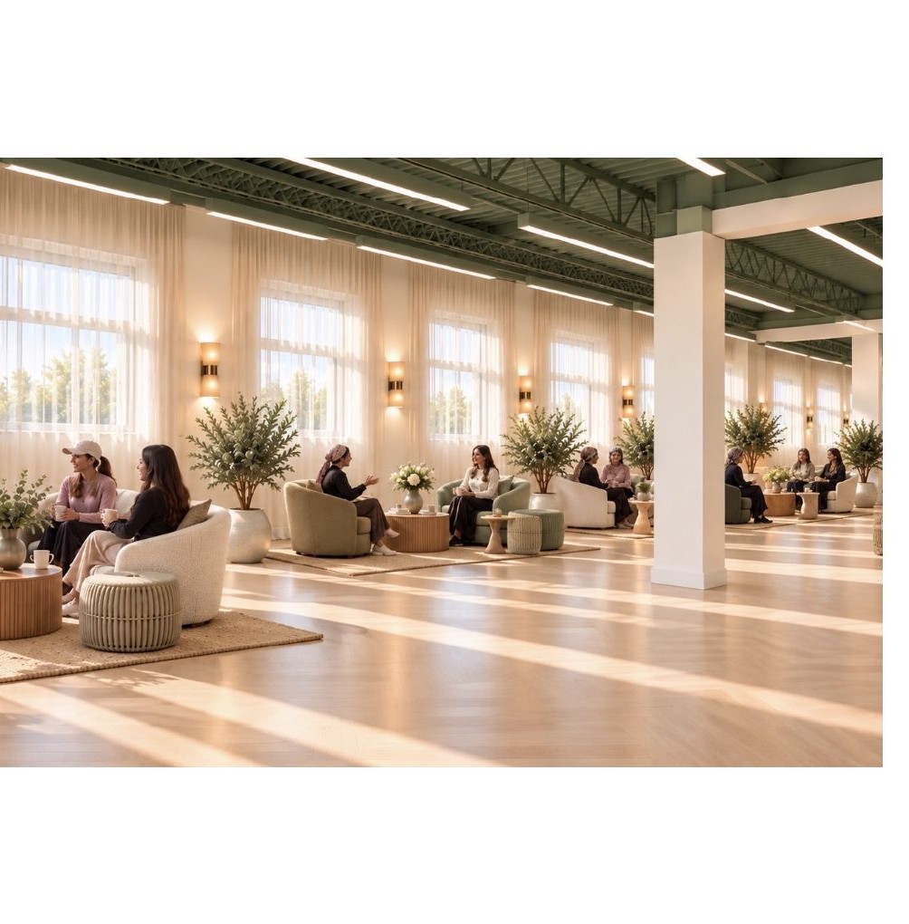 The main gathering space